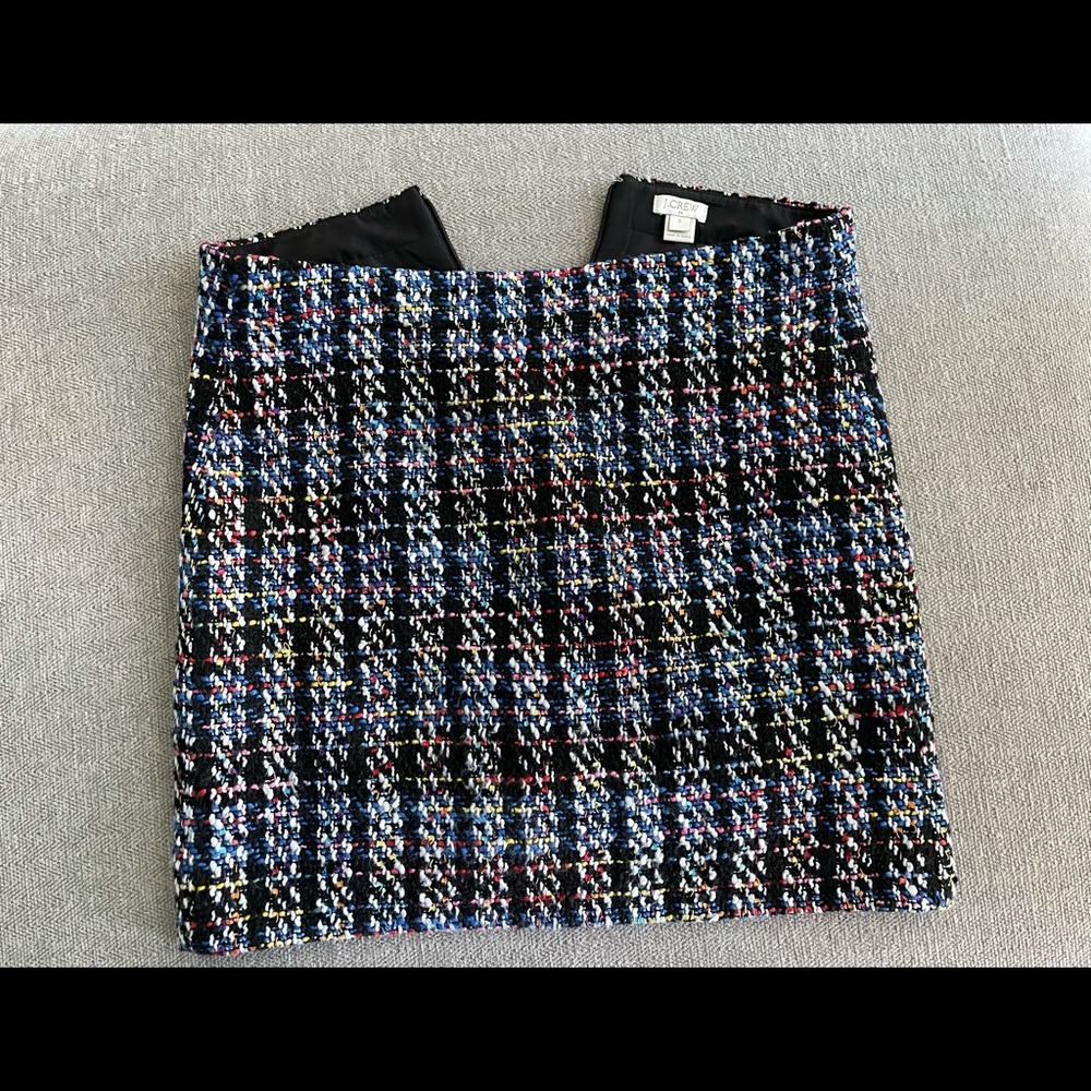 Women J Crew Tweeted Skirt